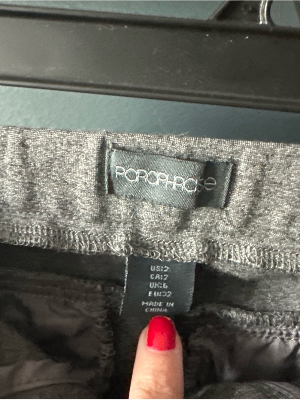 Portolano Gray Cropped Pants